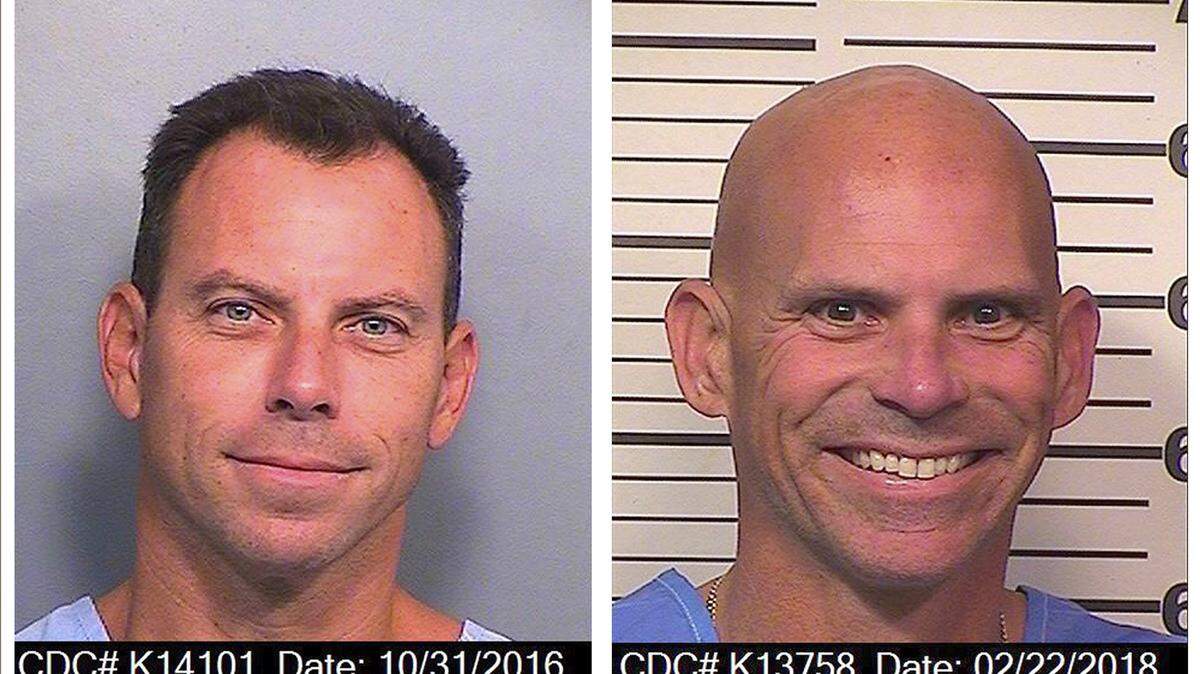 Fotos de los hermanos Menendez facilitads por el Departamento de Correcciones y Rehabilitaciones de California.