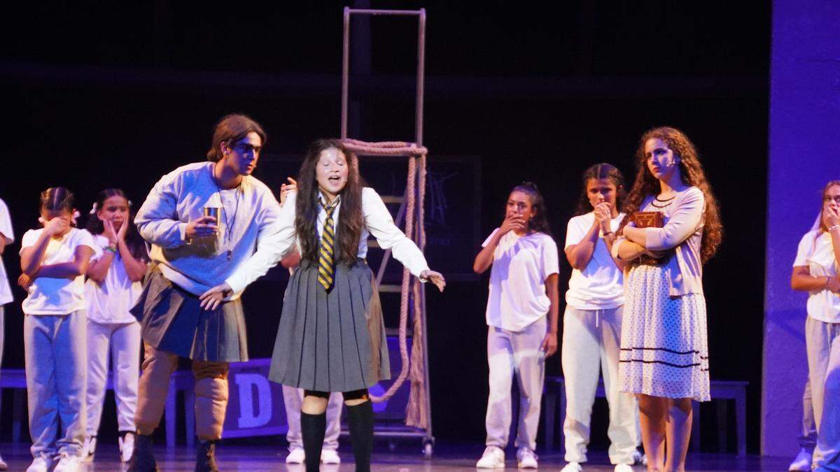 Un momento de la puesta en escena de “Matilda Jr.”, a cargo de la&nbsp;Sociedad Actoral Hispanoamericana (SAH).