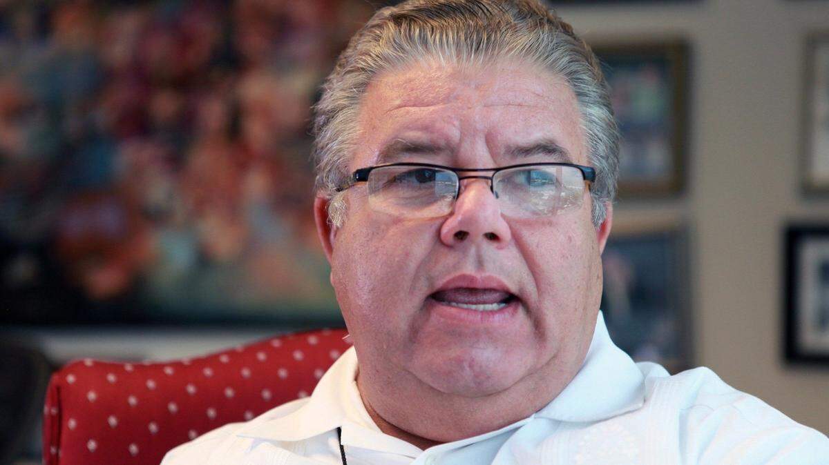 El padre José Conrado Rodríguez, una de las voces más críticas del gobierno cubano dentro de la Iglesia Católica, durante una visita a Miami en el 2015.