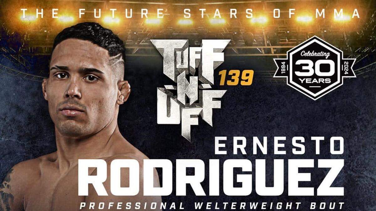 Ernesto Rodríguez peleará contra el veterano Alexandre de Almeida el próximo 11 de octubre, en el evento TUFF-N-UFF 139 con sede en el Virgin Hotel de Las Vegas.
