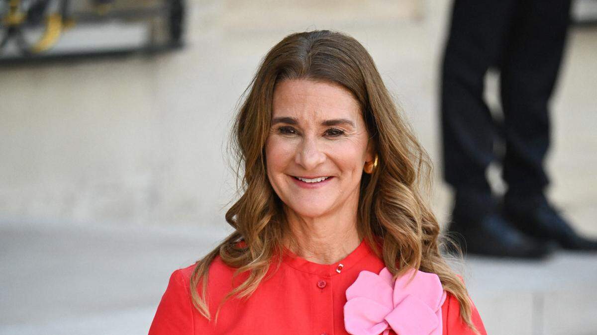 Melinda Gates visita el Palacio del Elíseo en París, en esta foto de archivo del 23 de junio de 2023.