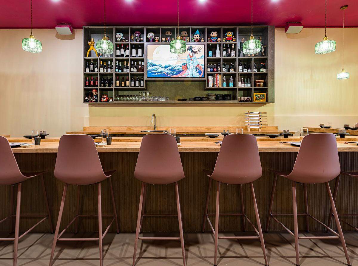 Mostrador de Miss Crispy Rice en Coral Gables.