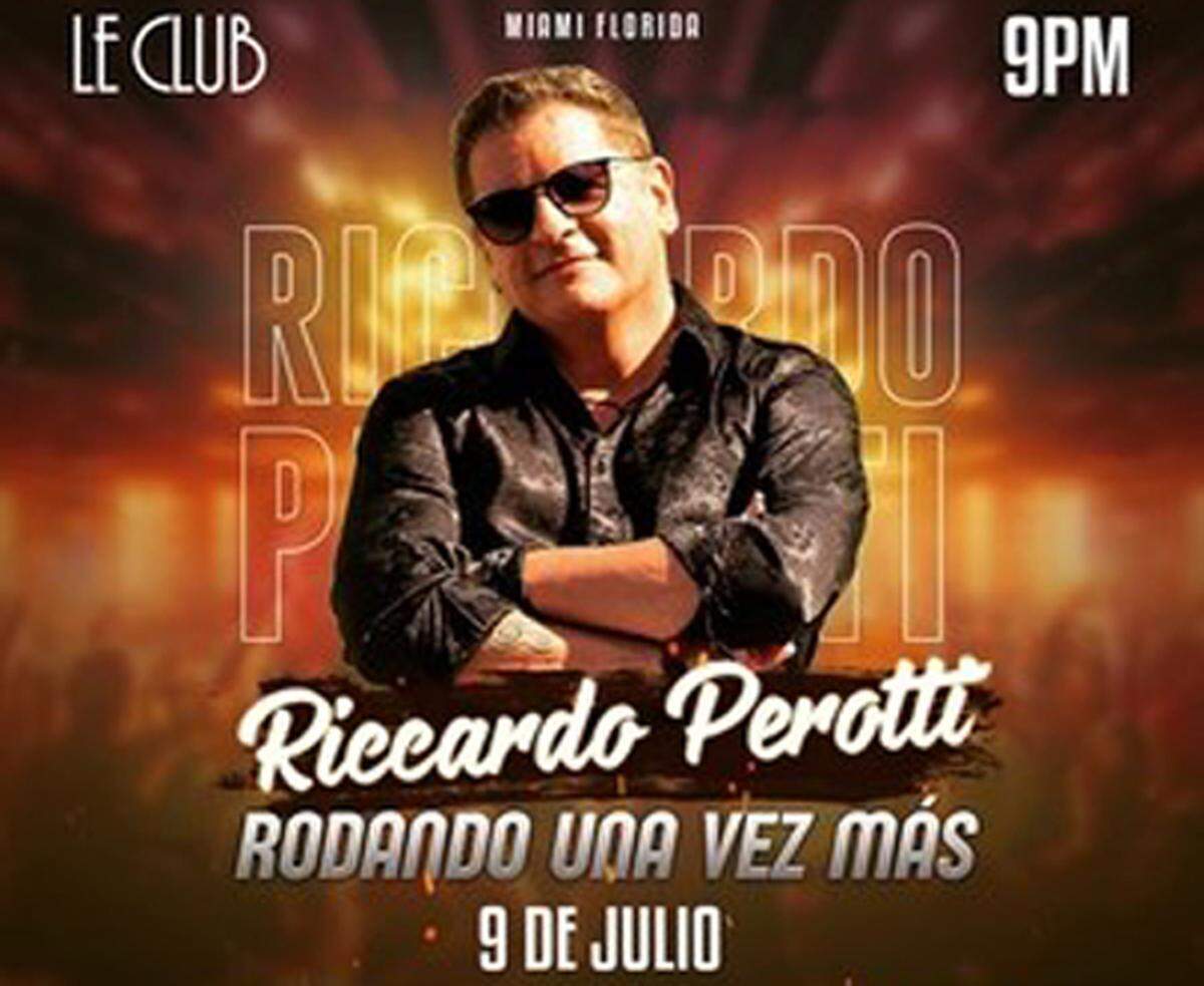 Concierto de Riccardo Perotti en Le Club Miami.