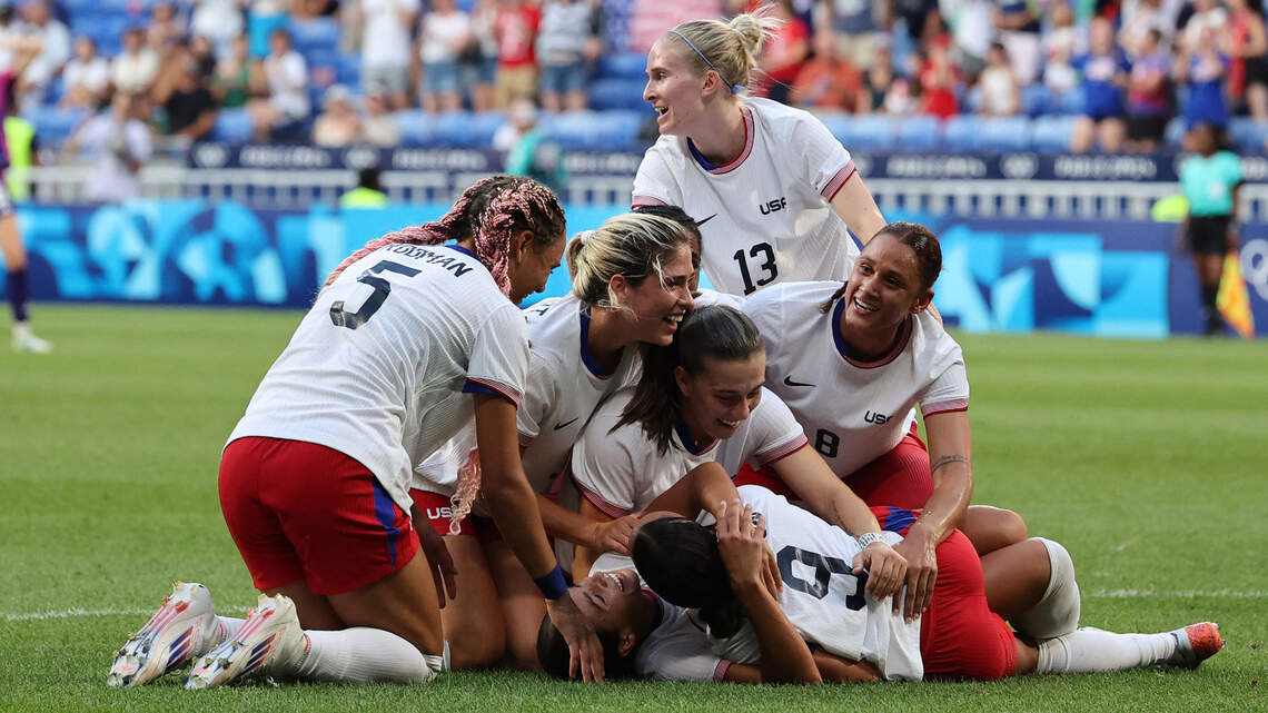 Doce años después, Estados Unidos derrota a Alemania y regresa a la final del fútbol femenino olímpico