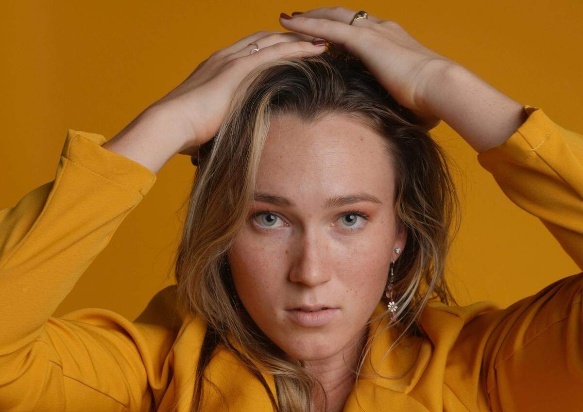 Brianna Campbell, bailarina codirectora y cofundadora de STYX The Company, también coreógrafa de “The Teller”.