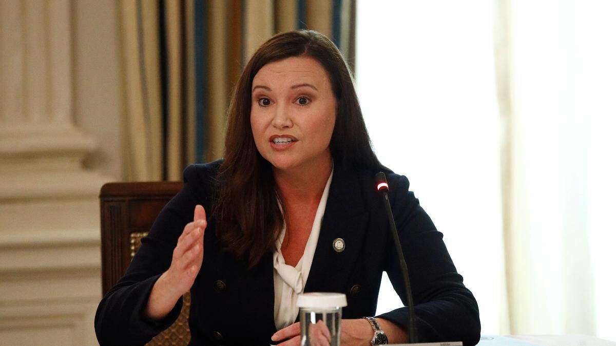 U.S. District Judge Steven Merryday issued a 38-page decision granting a motion by Florida Attorney General Ashley Moody, above, for a preliminary injunction against the BIden administration’s COVID-19 vaccination requirement for federal contractors.