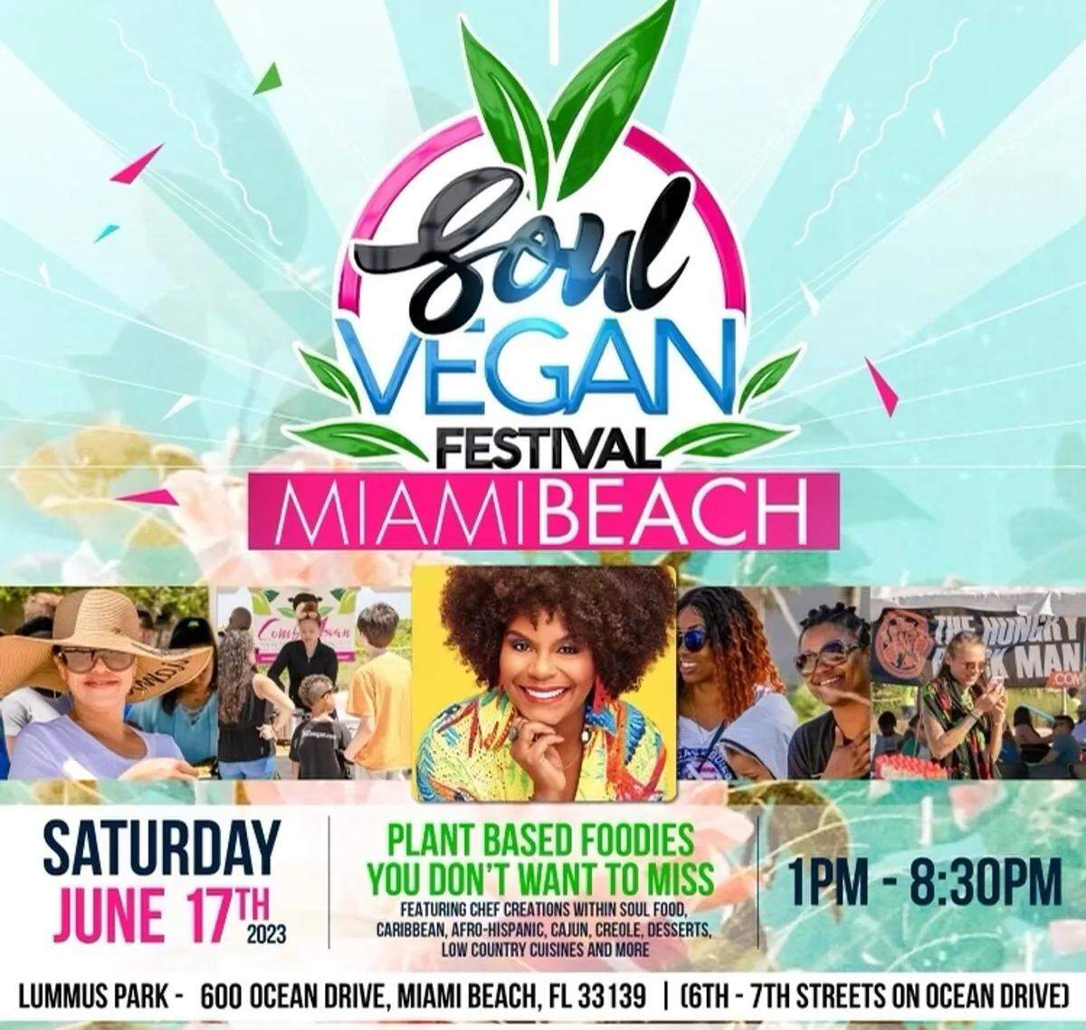 Festival Soul Vegano en Lummus Park, Miami Beach.