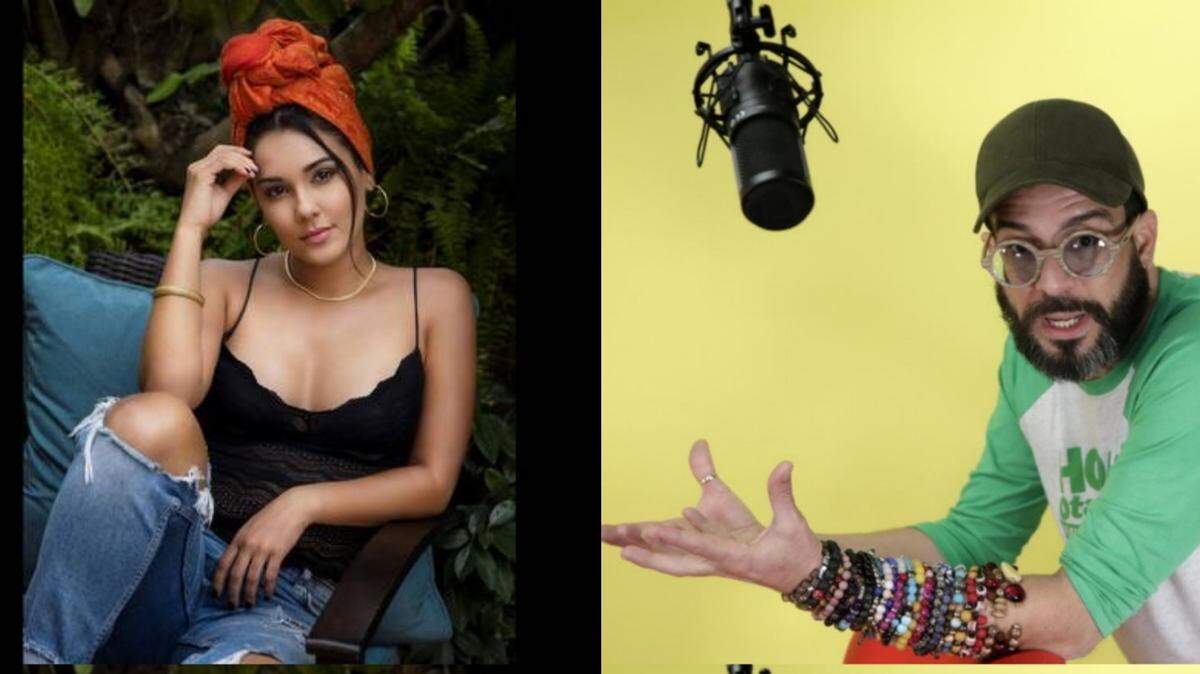 El presentador Alexander Otaola cuestionó en su programa de YouTube de la noche las ideas feministas de la actriz cubana Camila Arteche ya que nunca ha alzado la voz en favor de las damas de blanco. (Foto editada by layout)