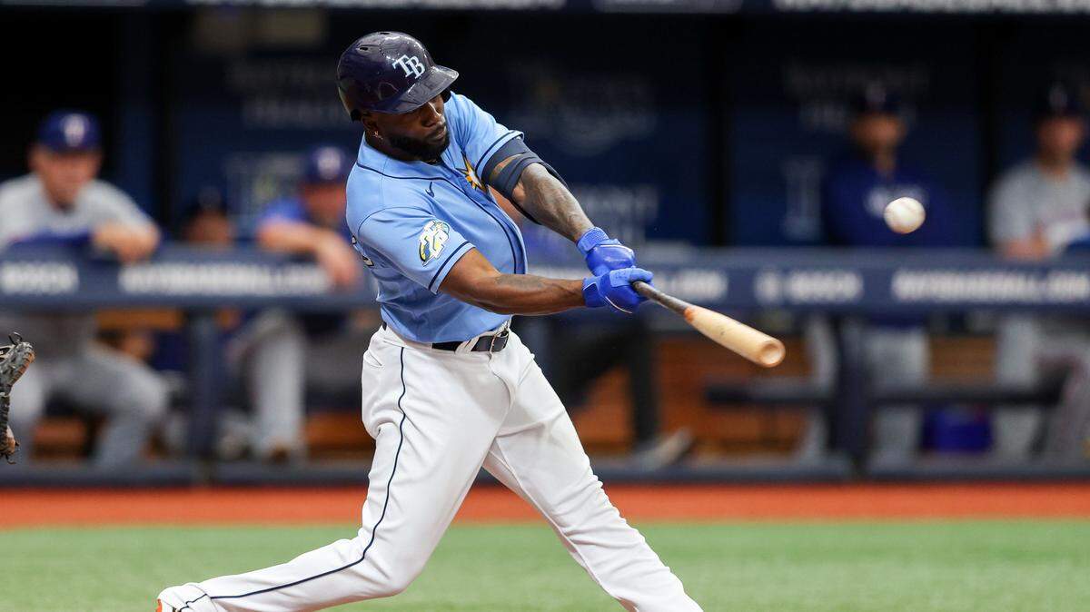  Randy Arozarena promedia .292, con 14 jonrones, 54 impulsadas y es líder en OBP (.405) en la Liga Americana con los Rays de Tampa Bay. 