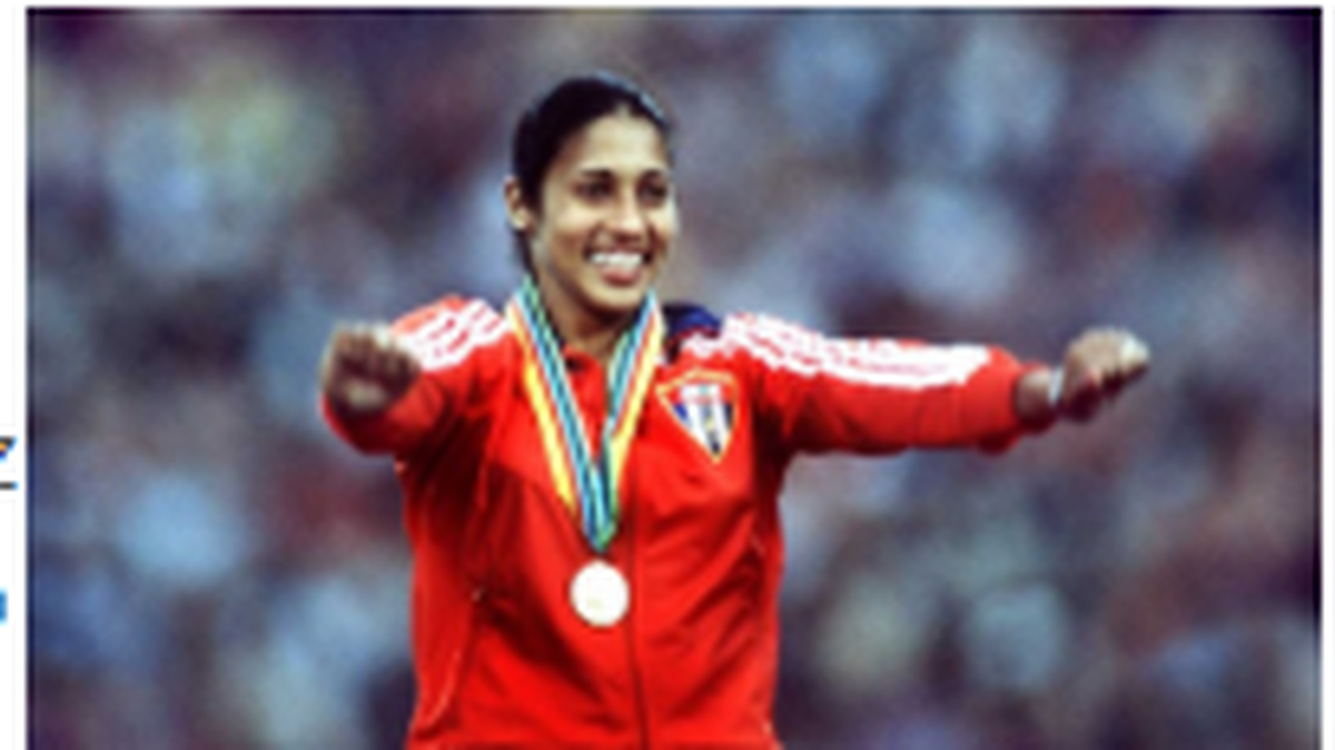 María Caridad Colón Ruenes protagonizó uno de los grandes momentos en la historia del deporte cubano y latinoamericano cuando el 25 de julio de 1980 en Moscú se convirtió en la primera mujer en coronarse campeona olímpica de atletismo.