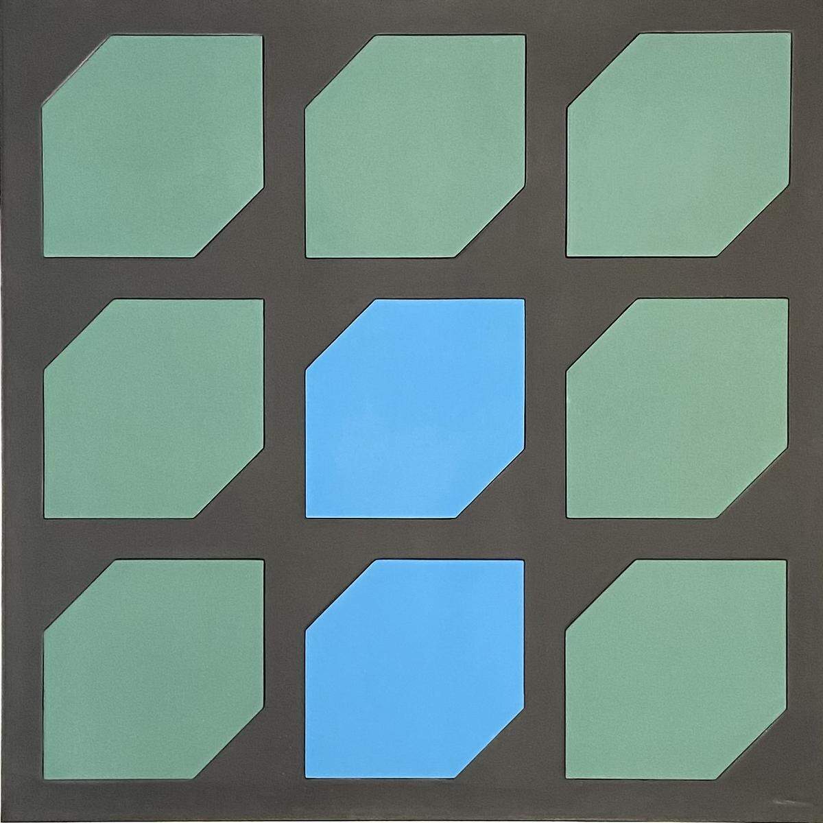 Cuvision, 1970, acrílico sobre madera.