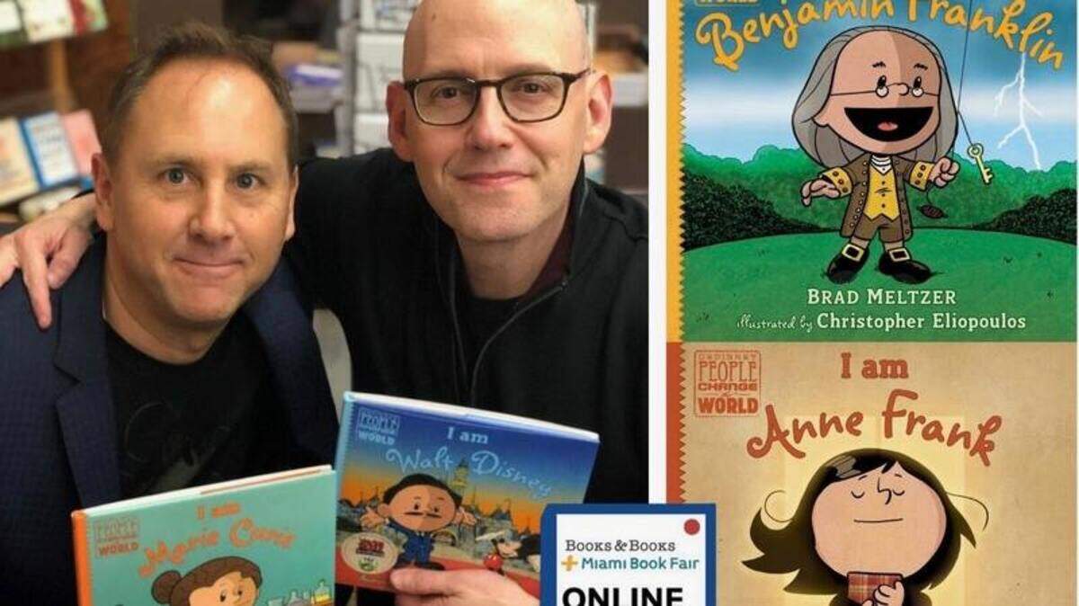 Books & books y la Feria del Libro de Miami presentan la velada virtual en vivo con Brad Meltzer y Christopher Eliopoulos.