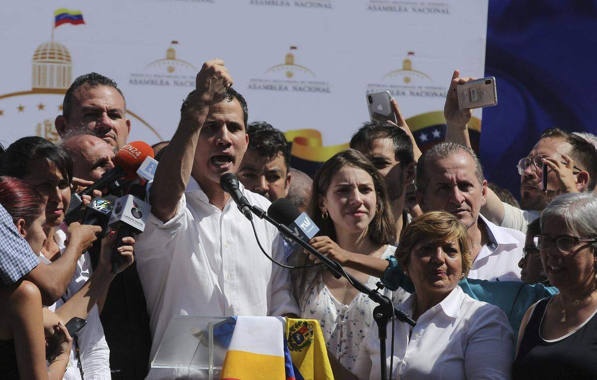 Juan Guaidó, the president of Venezuela’s National Assembly, has been holding rallies across the country to build support for the national march on Jan. 23.