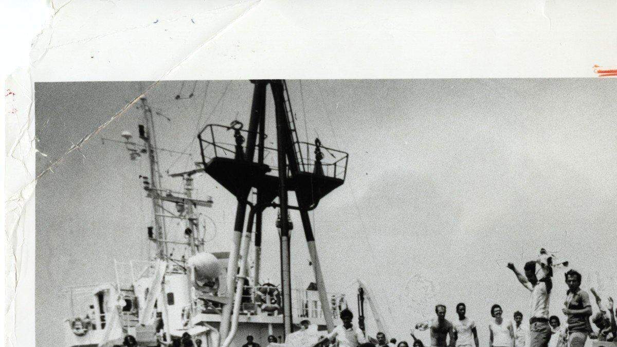 Foto de archivo. El barco Dr. Daniels llevó entre 600 y 700 pasajeros a las costas de Key West durante el puente marítimo de Mariel en 1980.