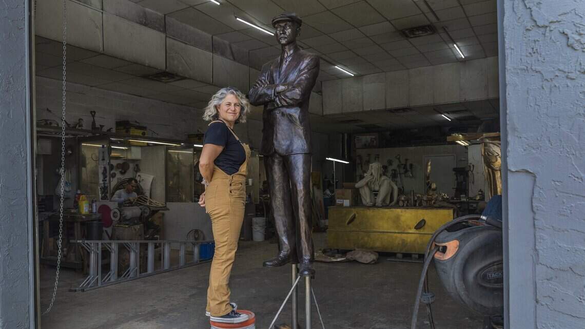 The Cuban sculptor behind a new monument in Miami Springs of city’s founder