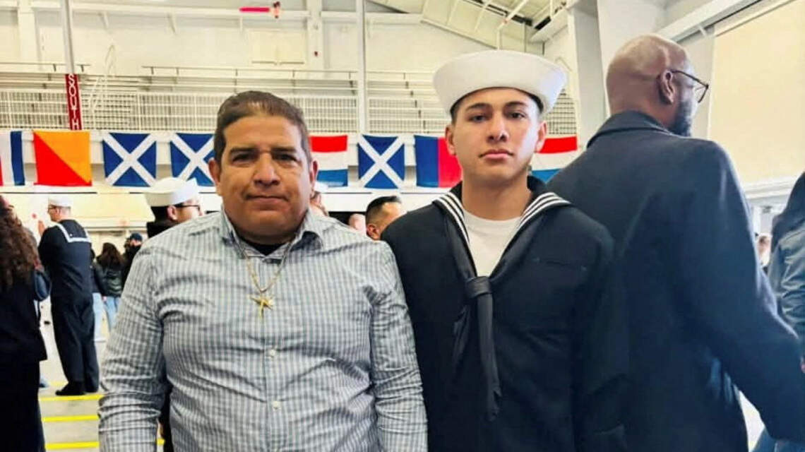 EEUU libera al padre latino de un marino desplegado en un buque en la guerra en Irán