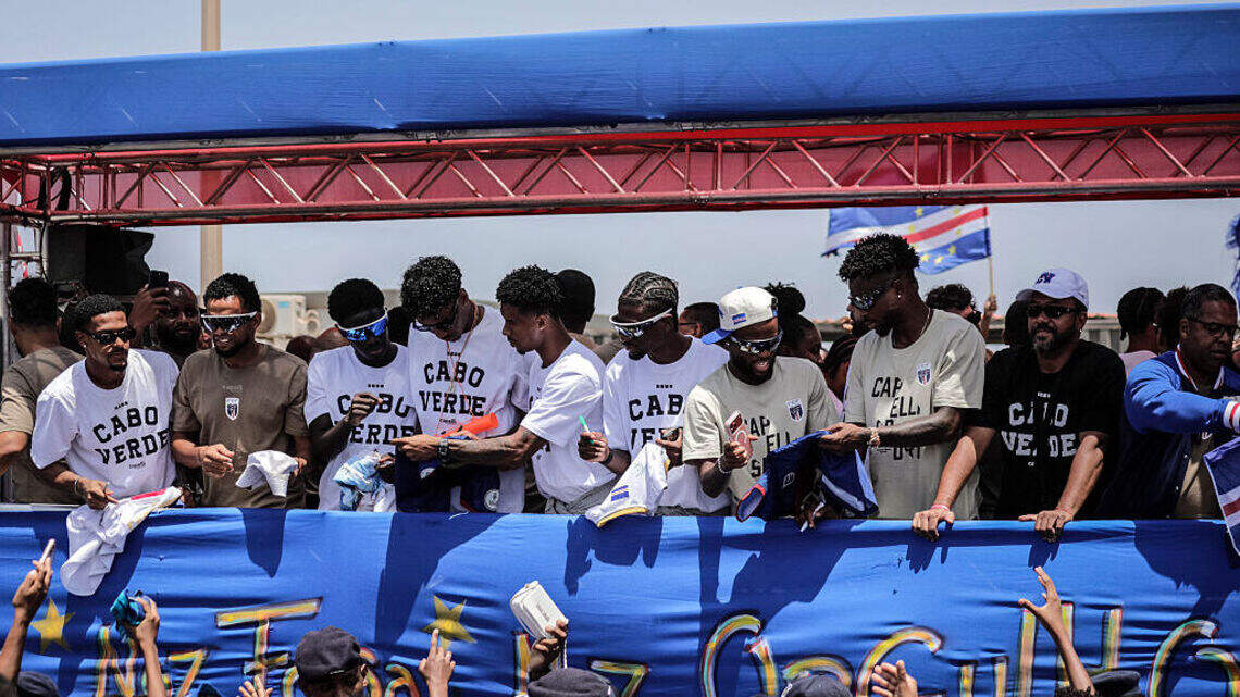 Debutaron y brillaron en el Mundial. Cabo Verde recibe como héroes a sus jugadores