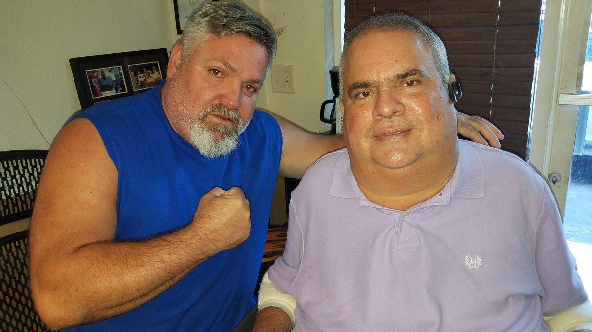 Osmiri Fernández (izq.) y William Ramírez son dos de los que forman parte de la nueva entidad MR Boxing Promotions.