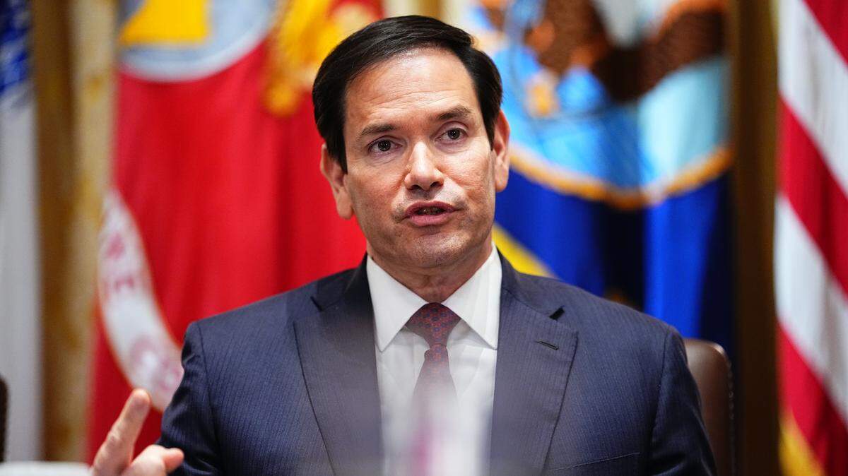 El secretario de Estado, Marco Rubio, participa en una reunión del gabinete de gobierno del presidente Donald Trump, el martes 26 de agosto de 2025, en la Casa Blanca, Washington DC.
