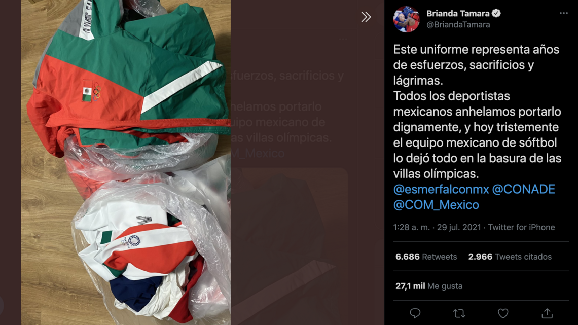 Softbolistas mexicanas son criticadas tras abandonar uniformes en los Juegos Olímpicos
