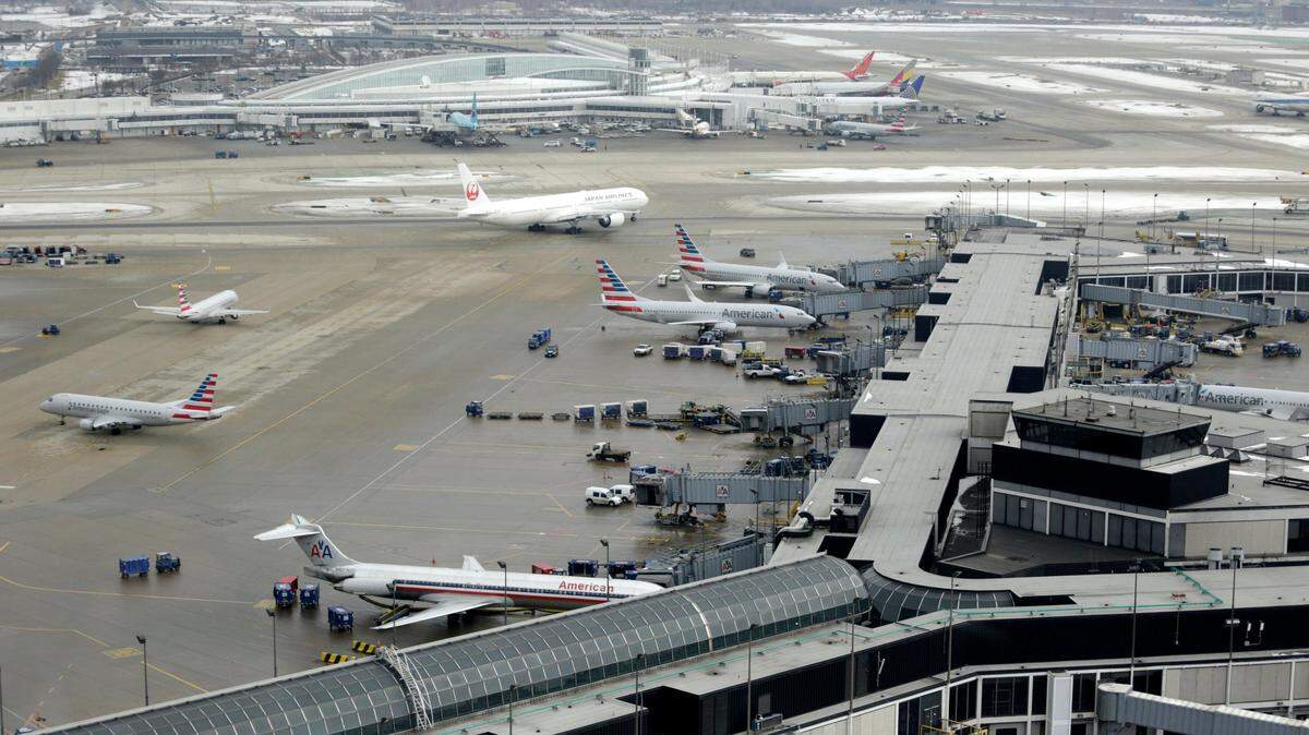 Vista general del aeropuerto internacional de Chicago. Foto de archivo.
