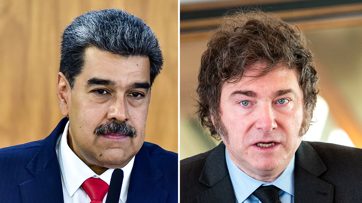 Nicolás Maduro y Javier Milei.