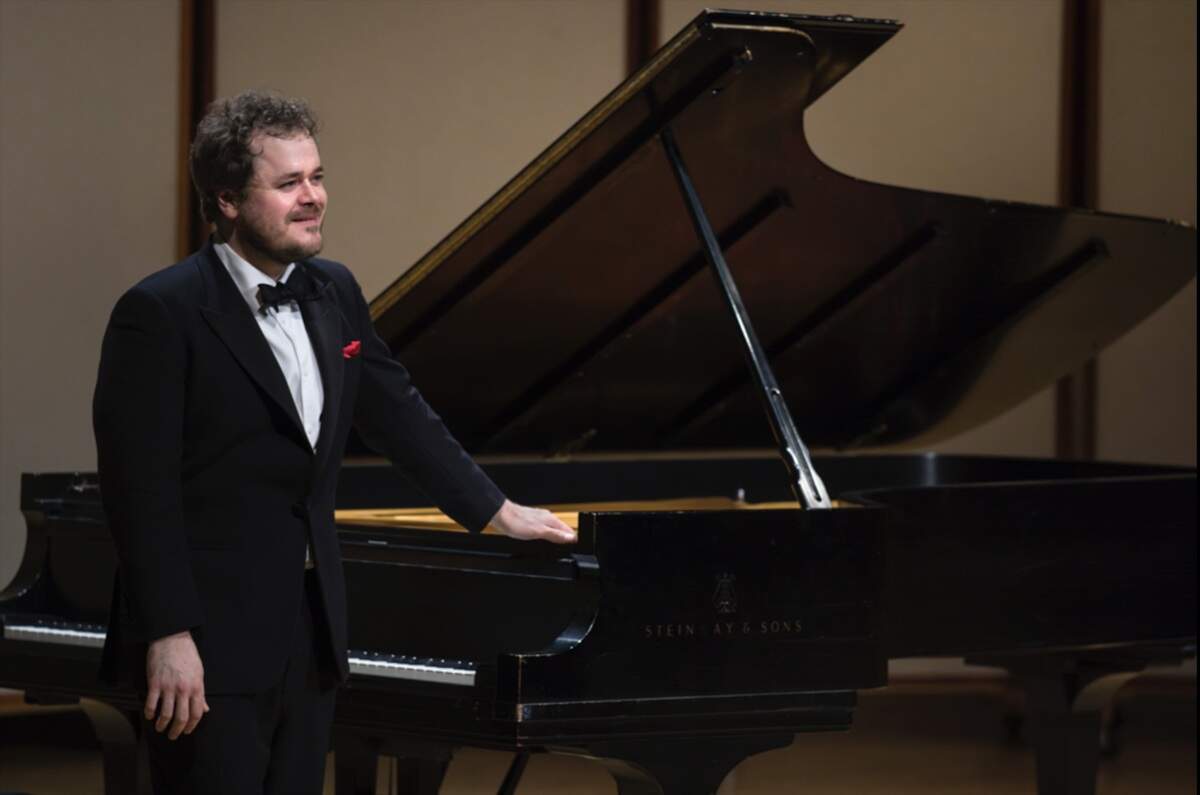 El joven pianista clásico británico Benjamin Grosvenor.