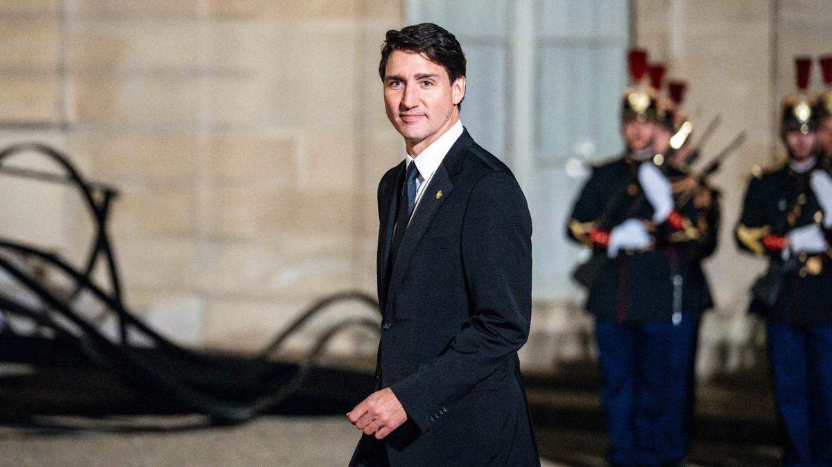 El primer ministro de Canadá, Justin Tradeau, durante una visita de Estado el 4 de octubre de 2024, en París.