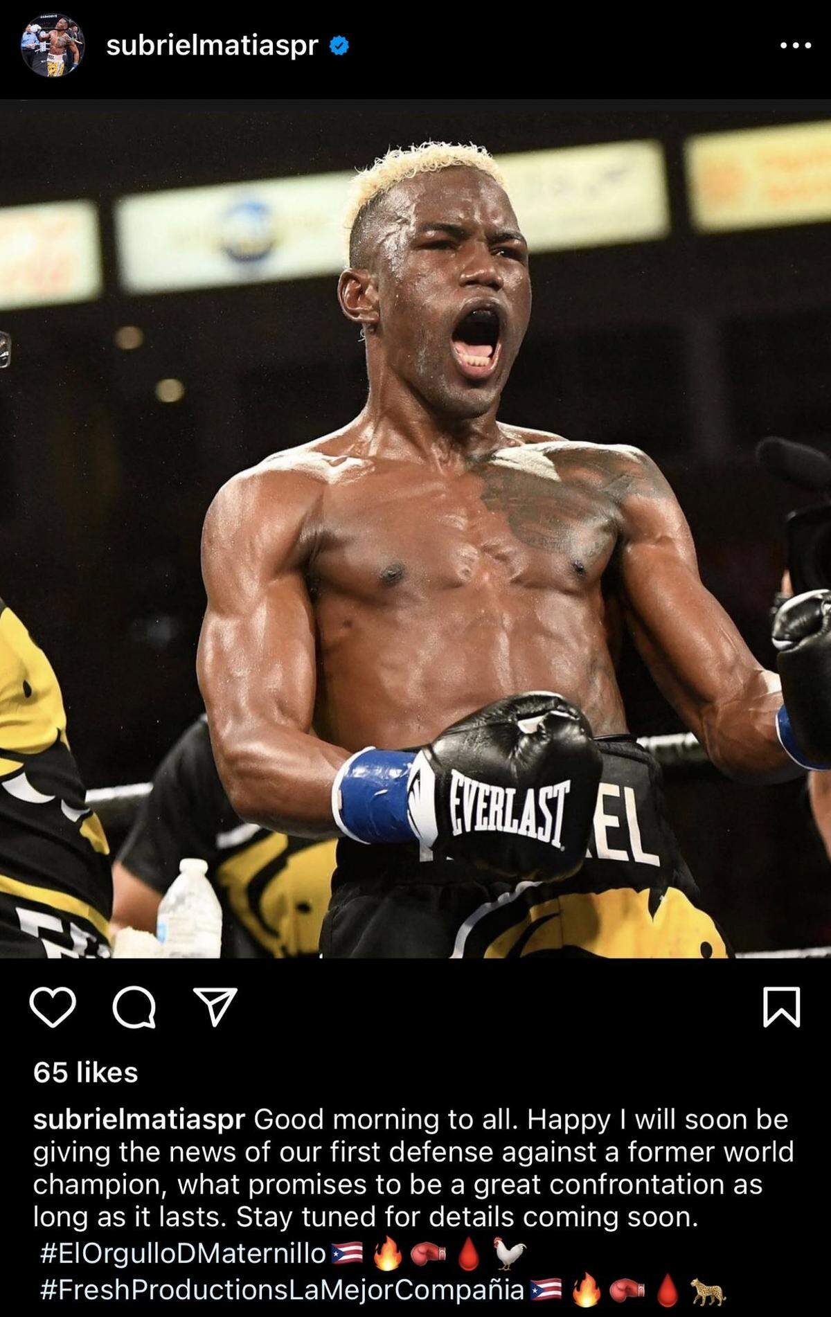Cuando el campeón mundial de las 140 libras Subriel Matías publicó en sus redes que su próxima defensa sería contra un ex coronado, de alguna manera el nombre de Rances Barthelemy comenzó a rodar con fuerza