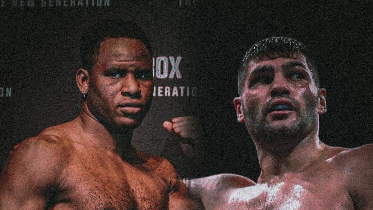 La Federación Internacional de Boxeo ordena una pelea clave entre el cubano Frank Sánchez (izq.) y el croata Filip Hrgovic rumbo al título mundial de peso pesado que ostenta el británico Daniel Dubois. 