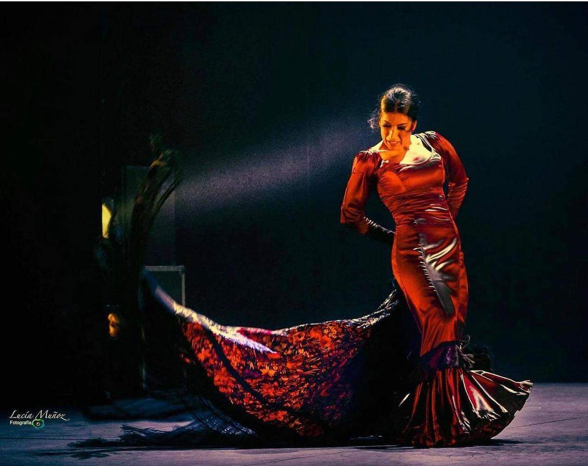 La bailaora Irene Lozano “La Chiqui&nbsp;de Málaga”.&nbsp;