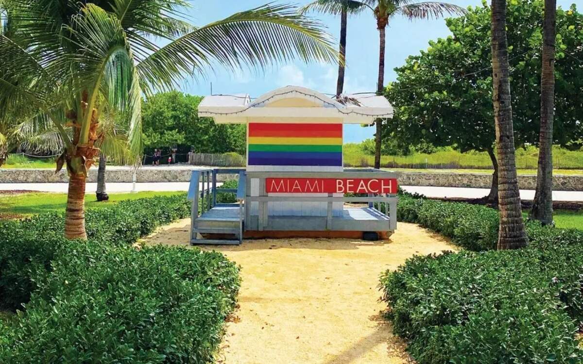 Miami Beach Pride Festival en Lummus Park, Miami Beach.