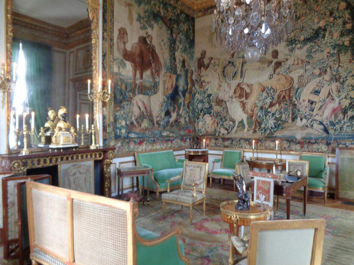 Sala de estar en donde se desarrollaban las tertulias literarias del siglo XVIII.