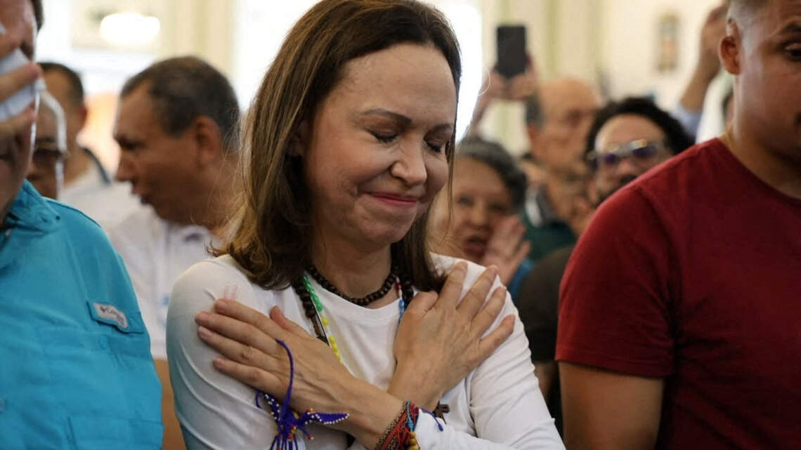 Líder opositora María Corina Machado anuncia que regresó a Venezuela