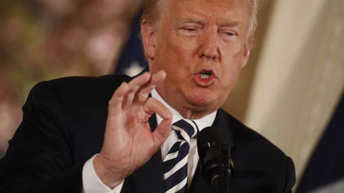 El presidente, Donald Trump.