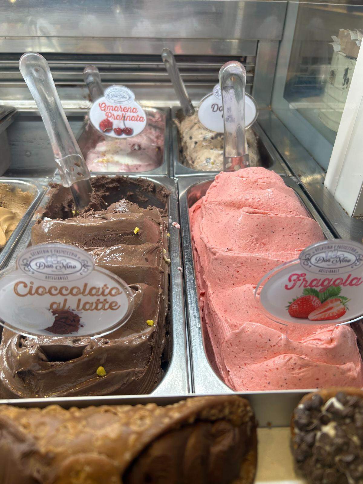 Famoso Gelato (helado) de Roma.