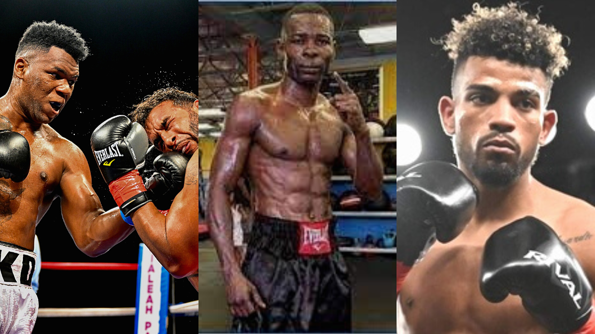 LENIER PERO, Guillermo Rigondeaux e Idalberto Umara (izq. a der.) forman parte del pelotón de cubanos que sube al ring en el mes de febrero.