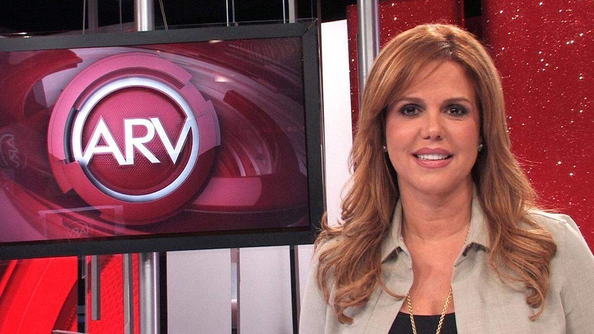 María Celeste Arrarás en el ‘set’ de ‘Al rojo vivo’, en los estudios de Telemundo.
