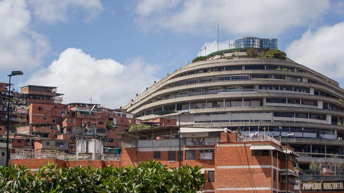 Vista externa de El Helicoide.