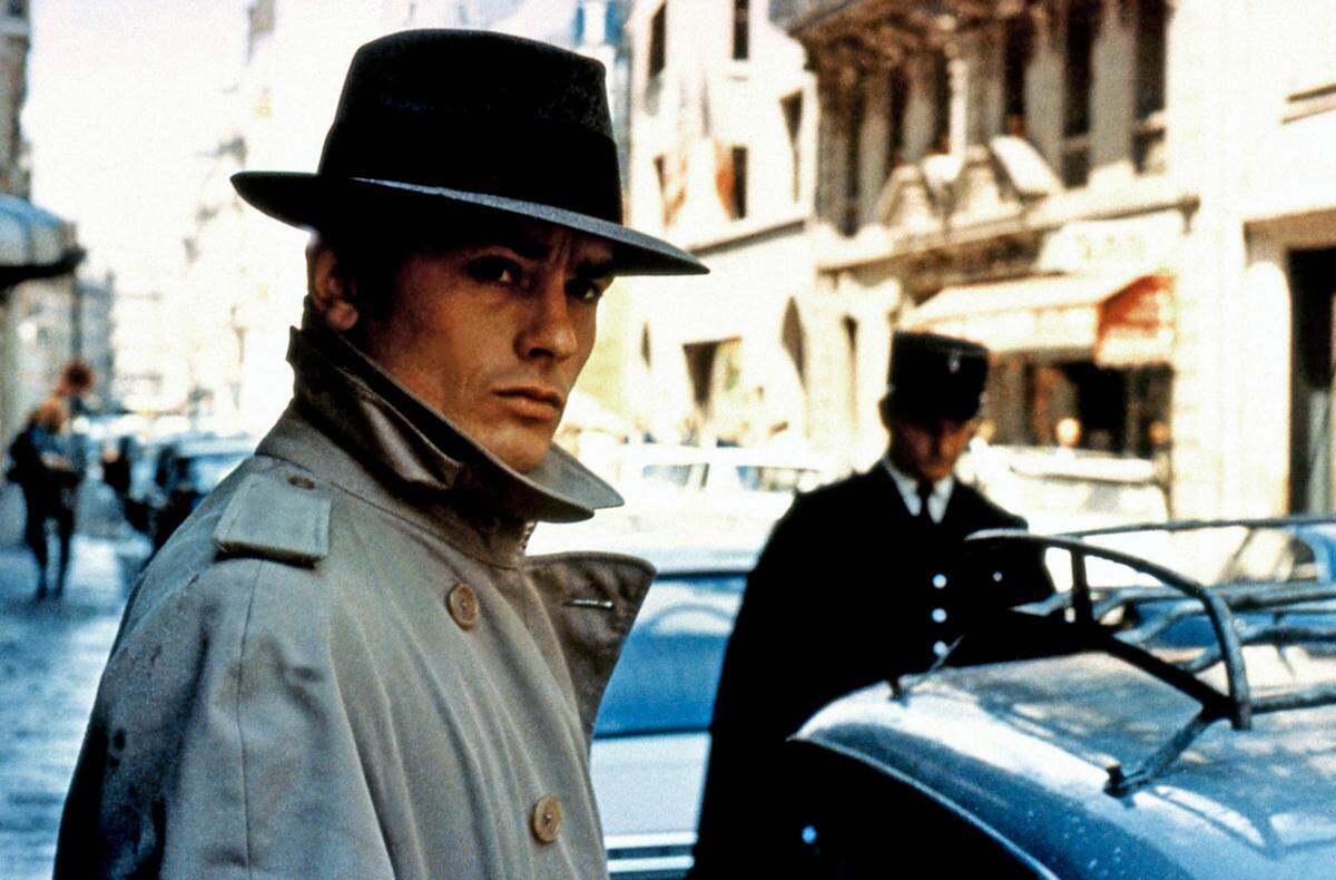 Le Samourai1967Real  Jean Pierre MelvilleAlain Delon.COLLECTION CHRISTOPHEL � Compagnie Industrielle et Commerciale Cinematographique / Fida Cinematografica (Photo by Compagnie Industrielle et Commer / Collection Christophel / Collection ChristopheL via AFP)