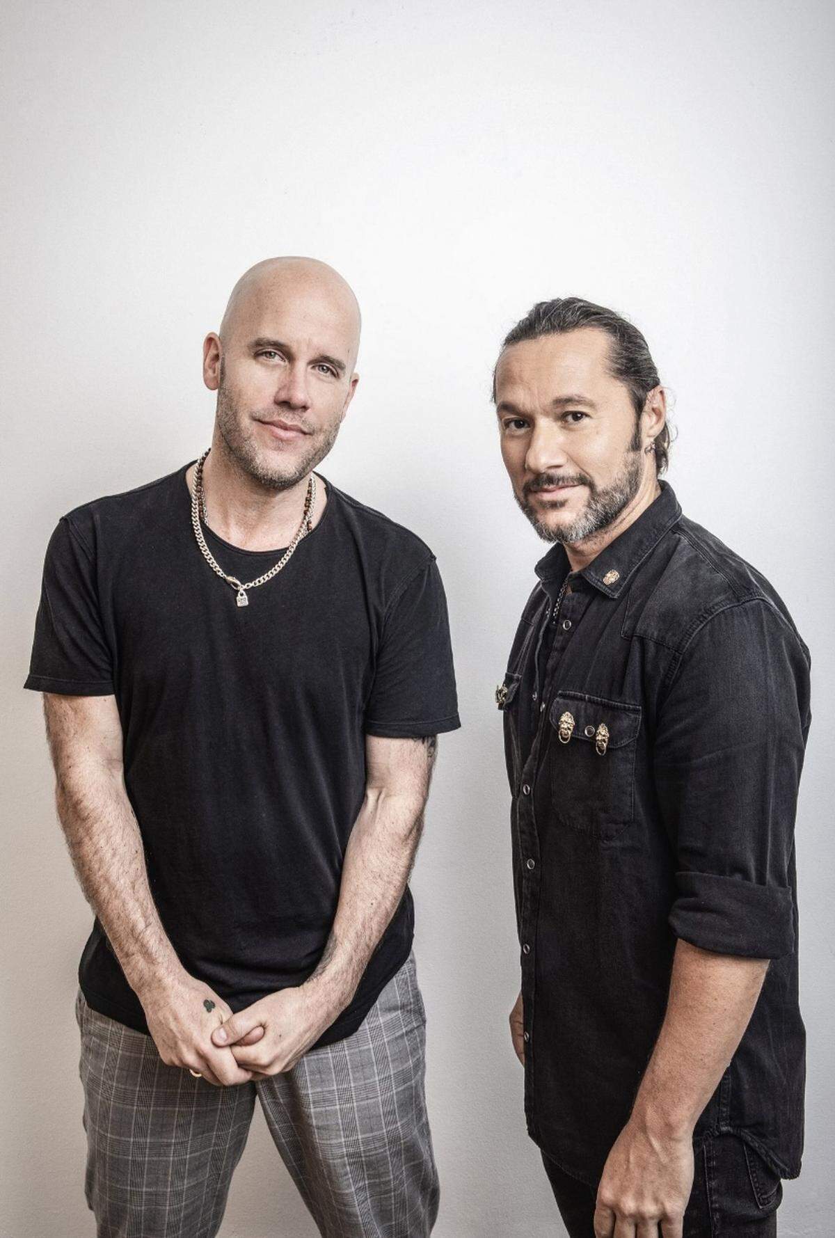 Gian Marco, connotado autor de hits de Gloria Estefan, Marc Anthony y Emmanuel, calcula que los conciertos del “Buena Vida Tour” junto a Diego Torres tienen dos horas de duración.
