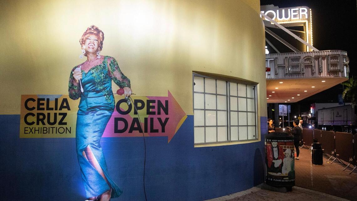 Little Havana’s Tower Theater has reopened with a new exhibition about Celia Cruz