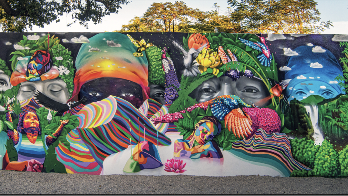 Mural de Dasic Fernández en Wynwood Walls.