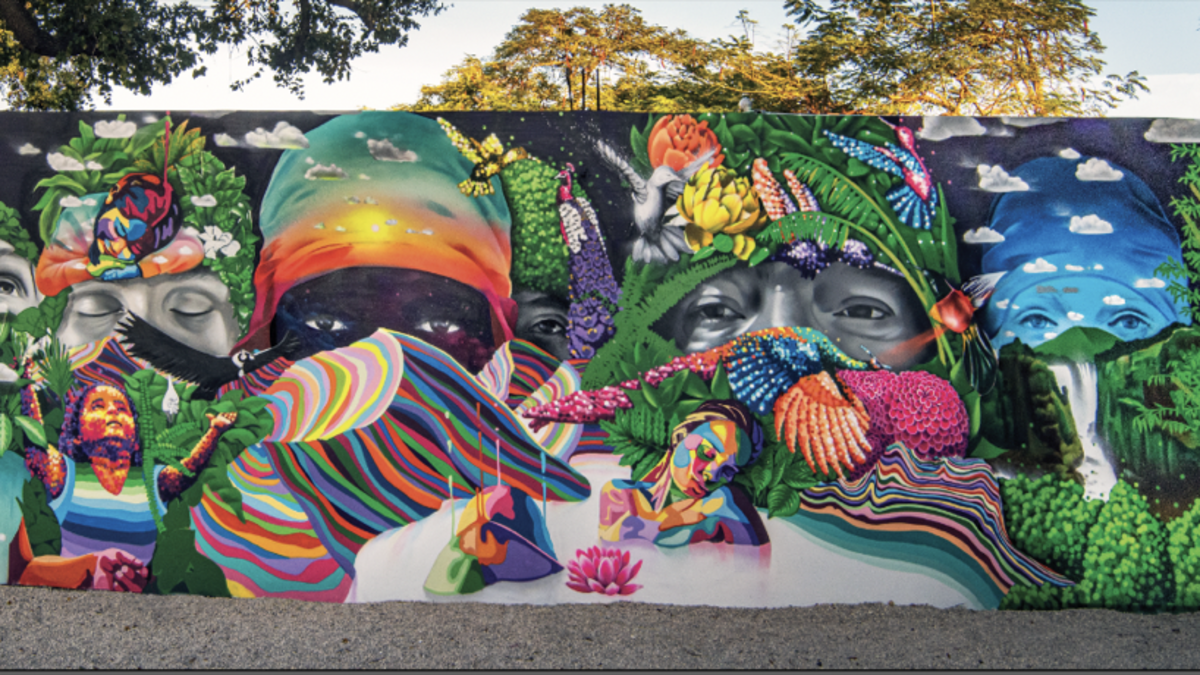 Mural de Dasic Fernández en Wynwood Walls.