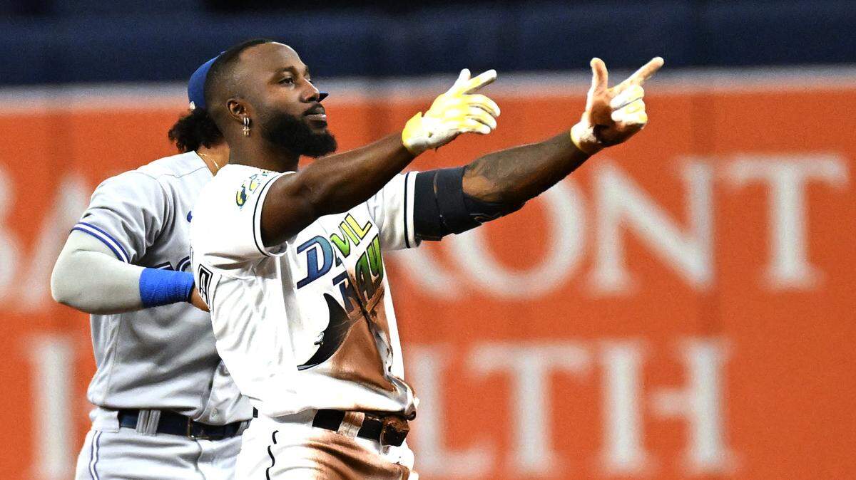 El jardinero Randy Arozarena es una de las piezas fundamentales de los Rays de Tampa Bay para la serie de comodines ante los Rangers de Texas.