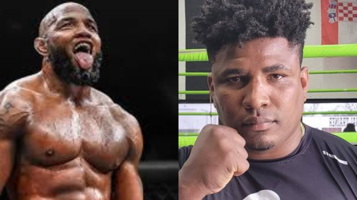 En el sur de la Florida se están alineando los astros para lo que podría ser una noche histórica. El 12 de septiembre, el Hard Rock Live de Hollywood será mucho más que un escenario de combate: será una plataforma de BKFC cubano con Yoel Romero y Leonardo Perdomo (der.).