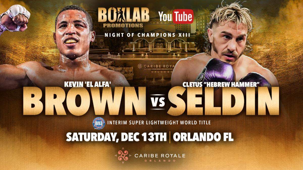 Kevin “Alfa’’ Brown disputará el título interino superligero de la AMB ante Cletus Seldin el 13 de diciembre en Orlando. 