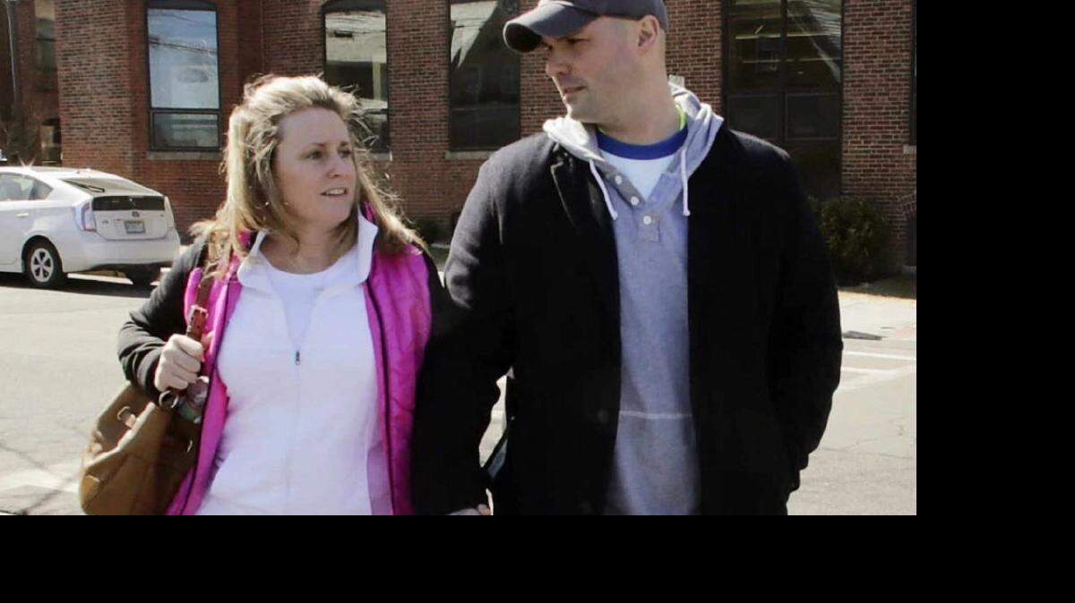 Roseann Sdoia y Mike Materia. AP