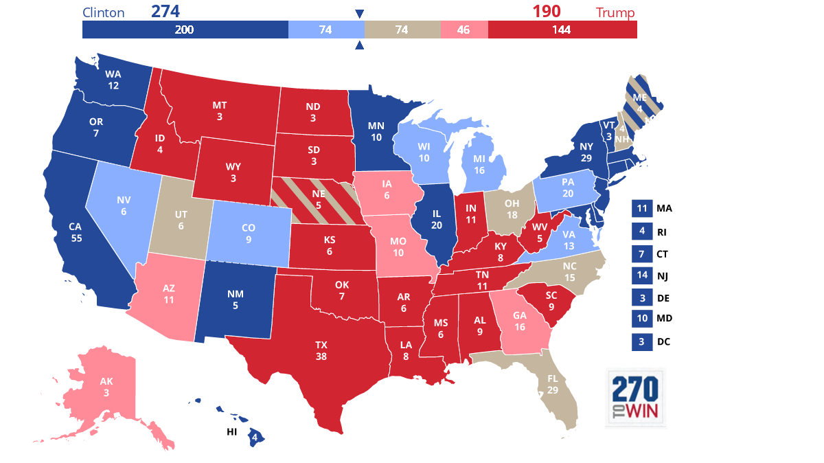 El análisis de la Associated Press del mapa electoral para el 7 de noviembre.