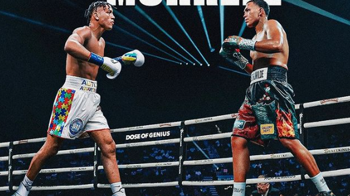La esperada pelea entre David Morrell Jr. (izq.) y David Benavídez será el 1ro de febrero en la T-Mobile Arena de Las Vegas.
